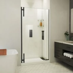 DreamLine Ascend 38-1/2" - 39-1/2" W x 72" H Frameless Pivot Shower Door
