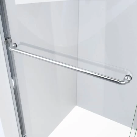 DreamLine Alliance Pro HV 76-1/2" High x 60" Wide Sliding Semi Frameless Shower Door with Clear Glass - Image 5