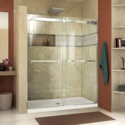 DreamLine Essence 44 - 48" W x 76" H Frameless Bypass Shower Door