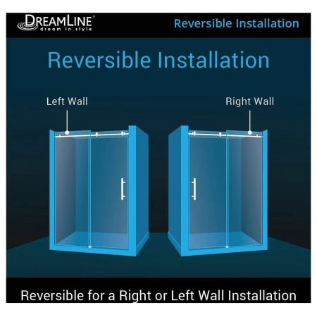 DreamLine Enigma Air 44" - 48" W x 76" H Frameless Sliding Shower Door - Image 3
