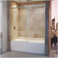DreamLine Enigma Air 56" - 60" W x 62" H Frameless Sliding Tub Door
